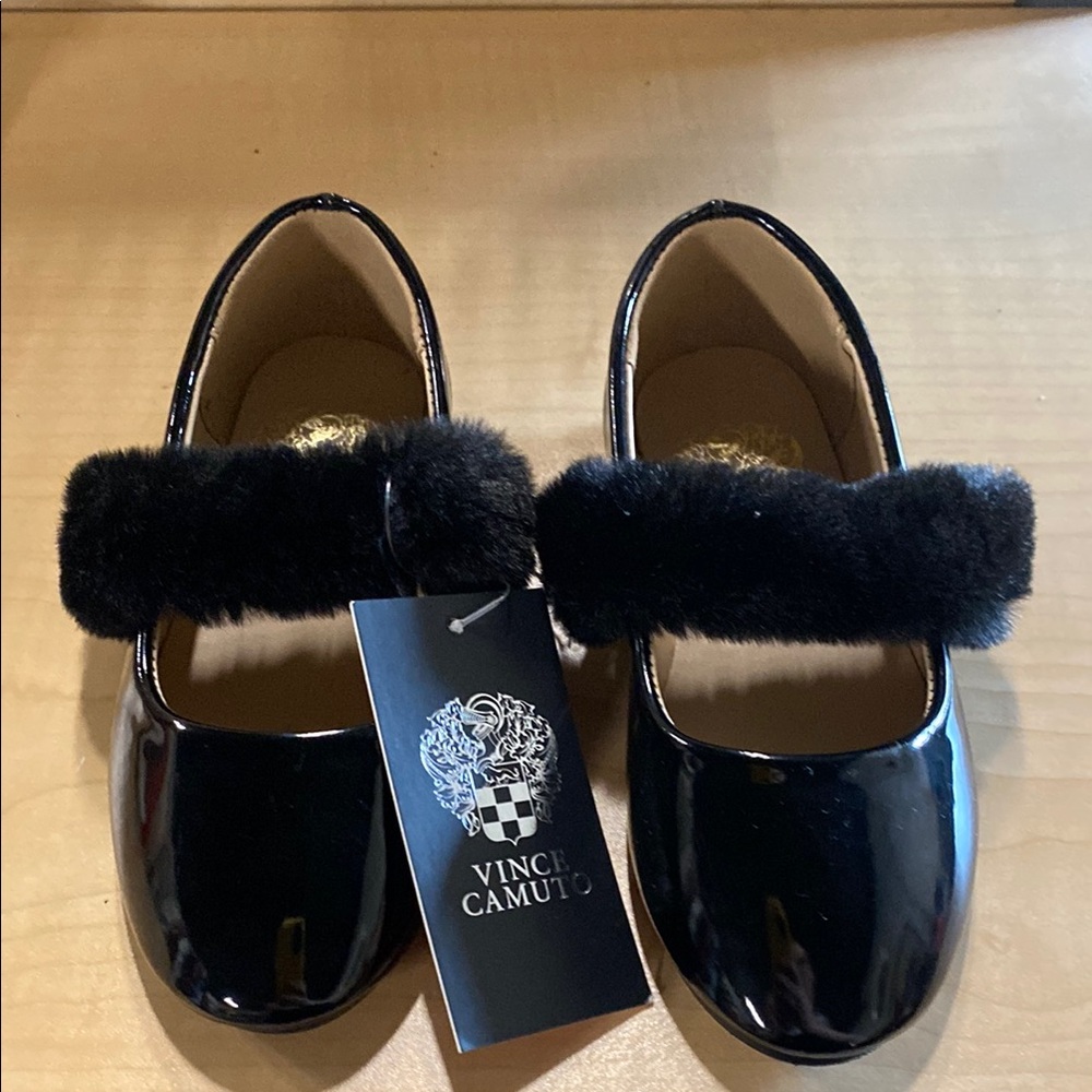 Size 10 Vince Camuto Black Dress Shoes Elegant Design
